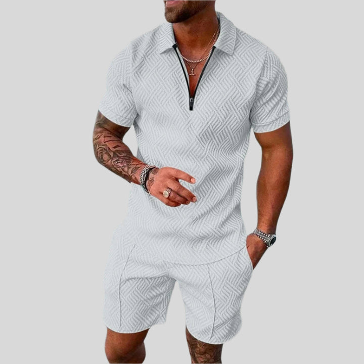 Theo | Herren Sportliches Zweiteiliges Set | Shorts