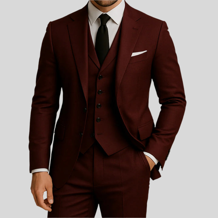 Alistair | Herren Elegantes 3-teiliges Anzug-Set | Luxus