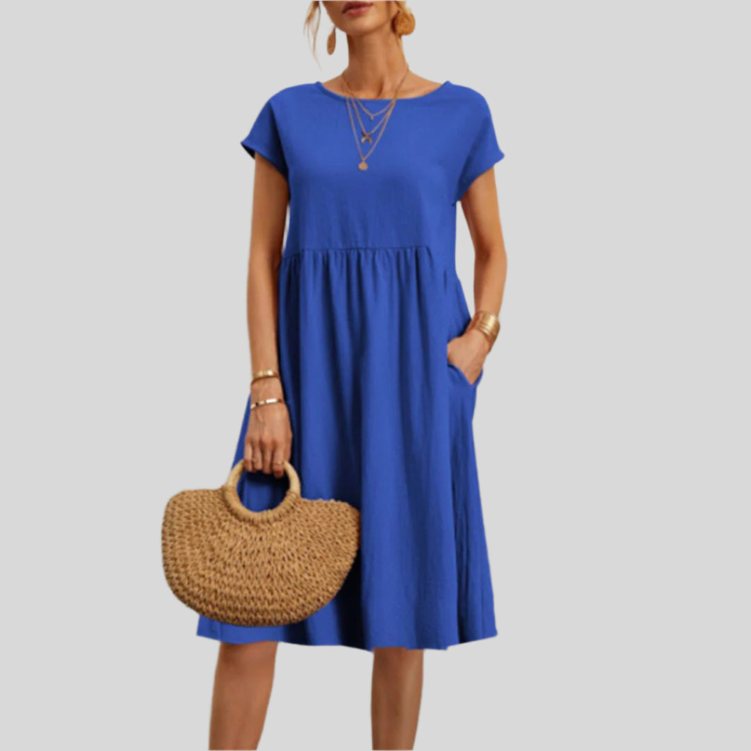 Quinn | Damen Elegantes Sommerkleid | Midi