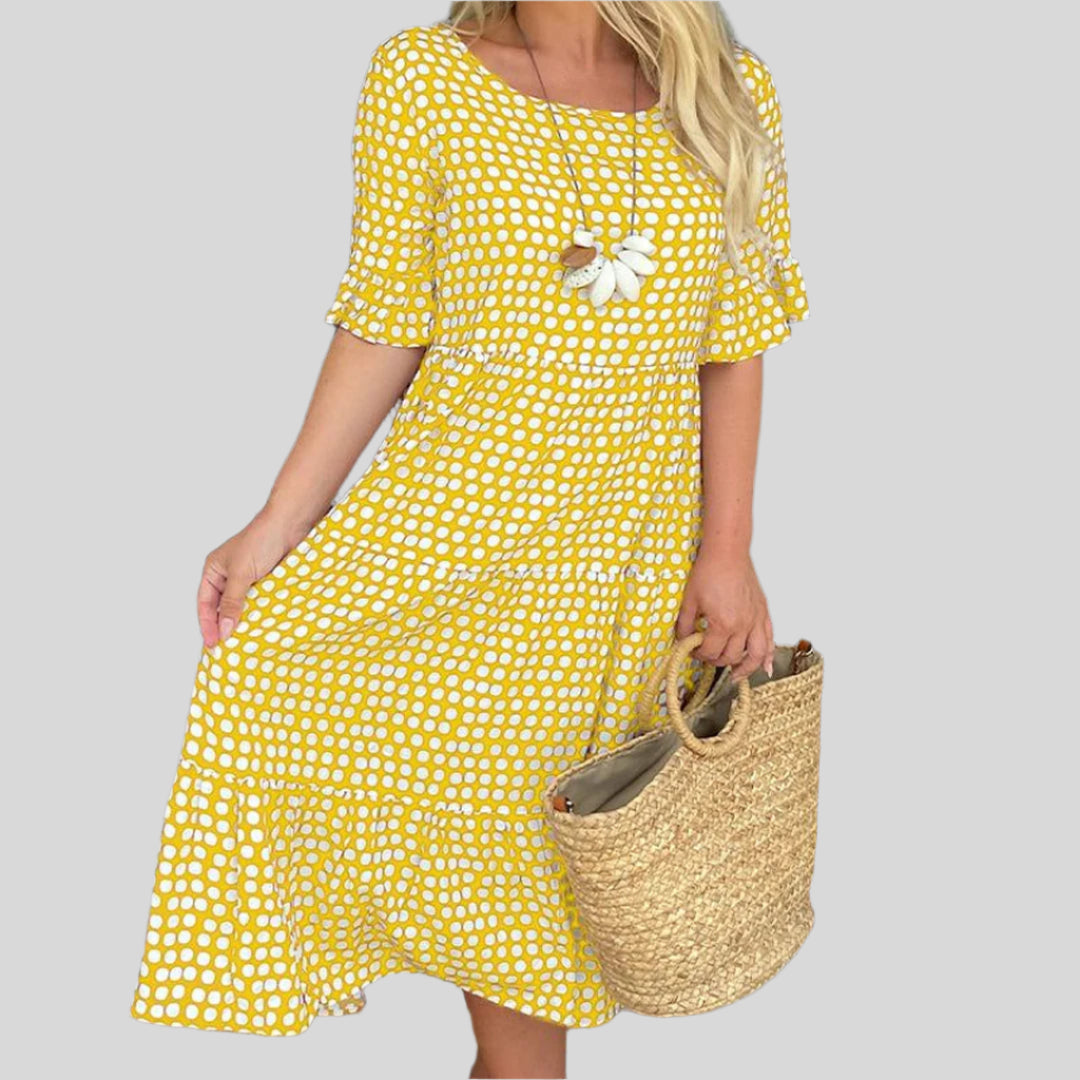 Elegantes Sommerkleid | Midi