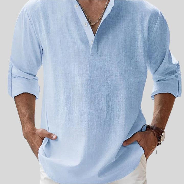 Philipp | Herren Elegantes Sommerhemd | Langarm