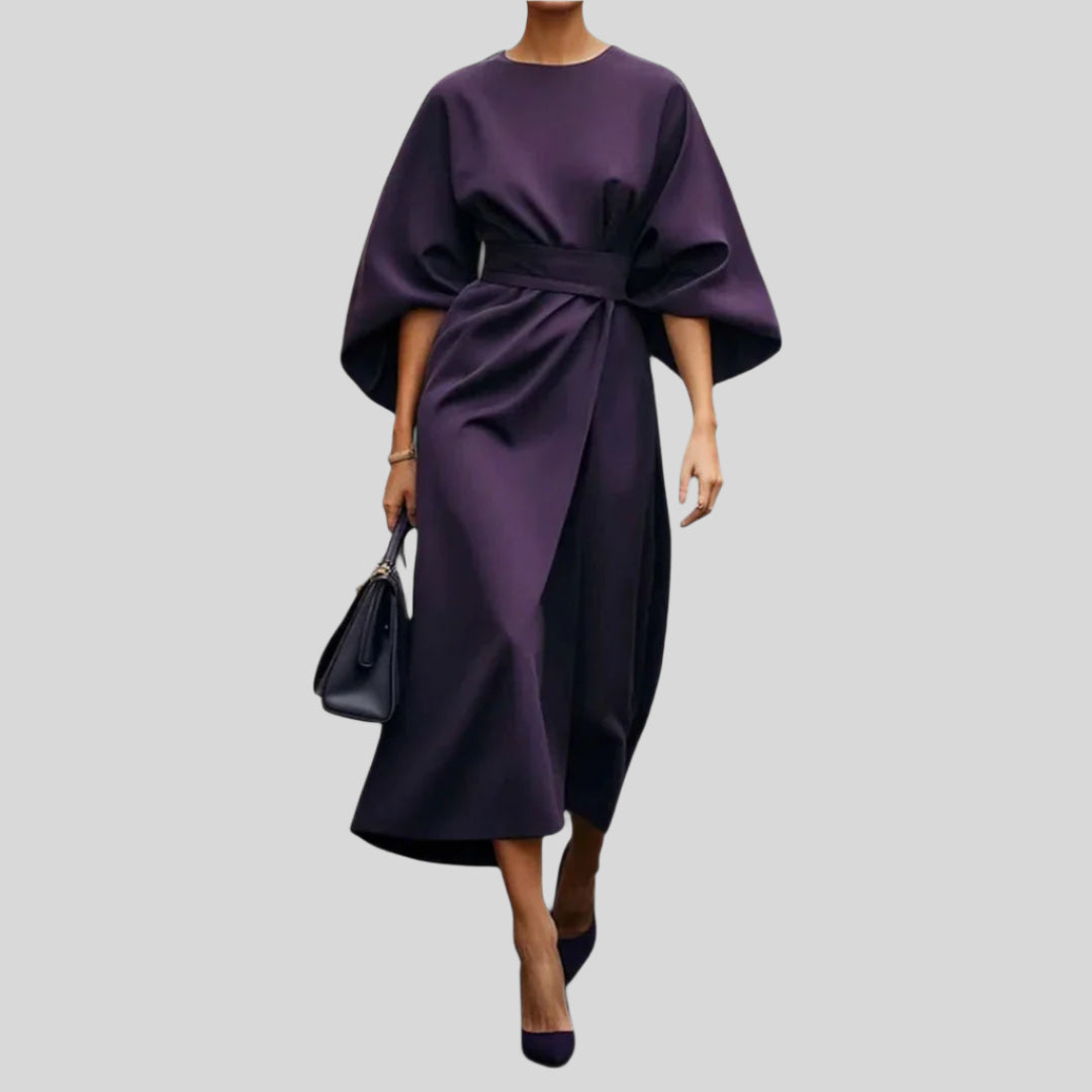 Hazel | Damen Elegant Abendkleid | Kurzarm