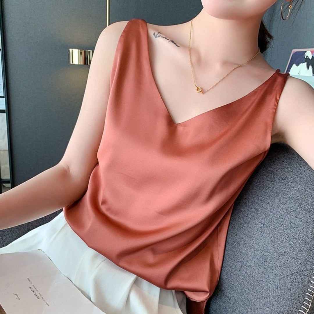 Elegantes Ärmelloses Oberteil | Sommer