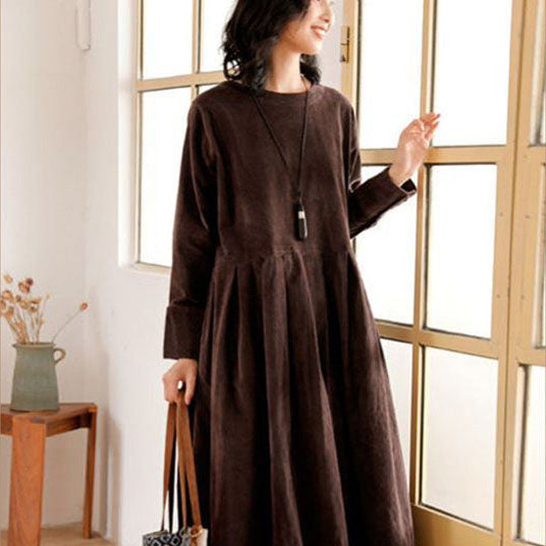 Rosalind | Damen Schickes Cordkleid | Midi