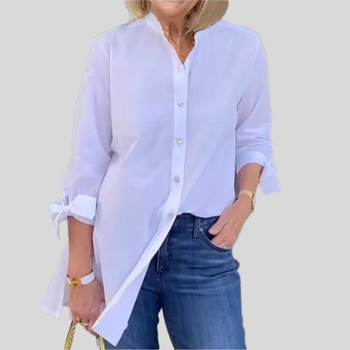 Elegante Damen Langarmbluse | Sommer