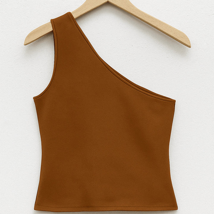 One-Shoulder-Top  Figurbetont | Ärmellose