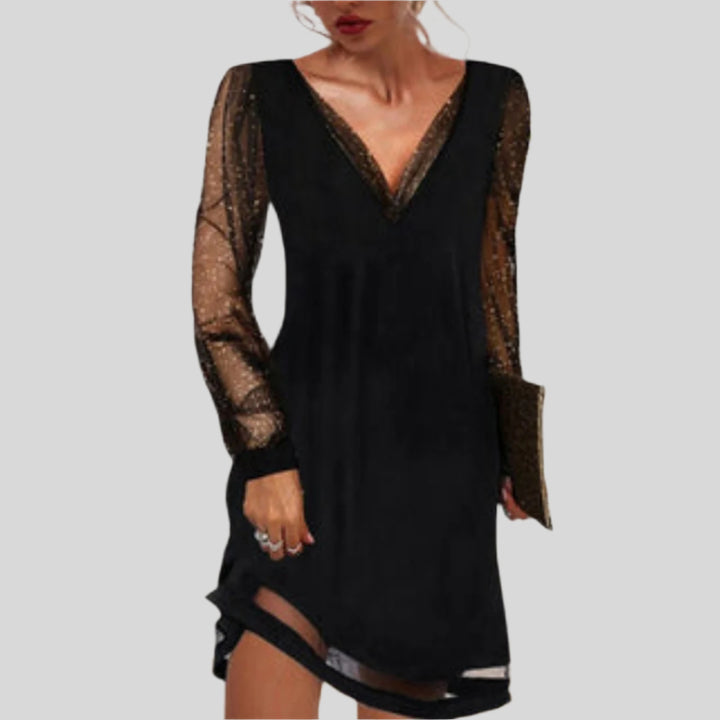 Galadriel | Damen Elegantes V-Ausschnitt Sommerkleid | Midi