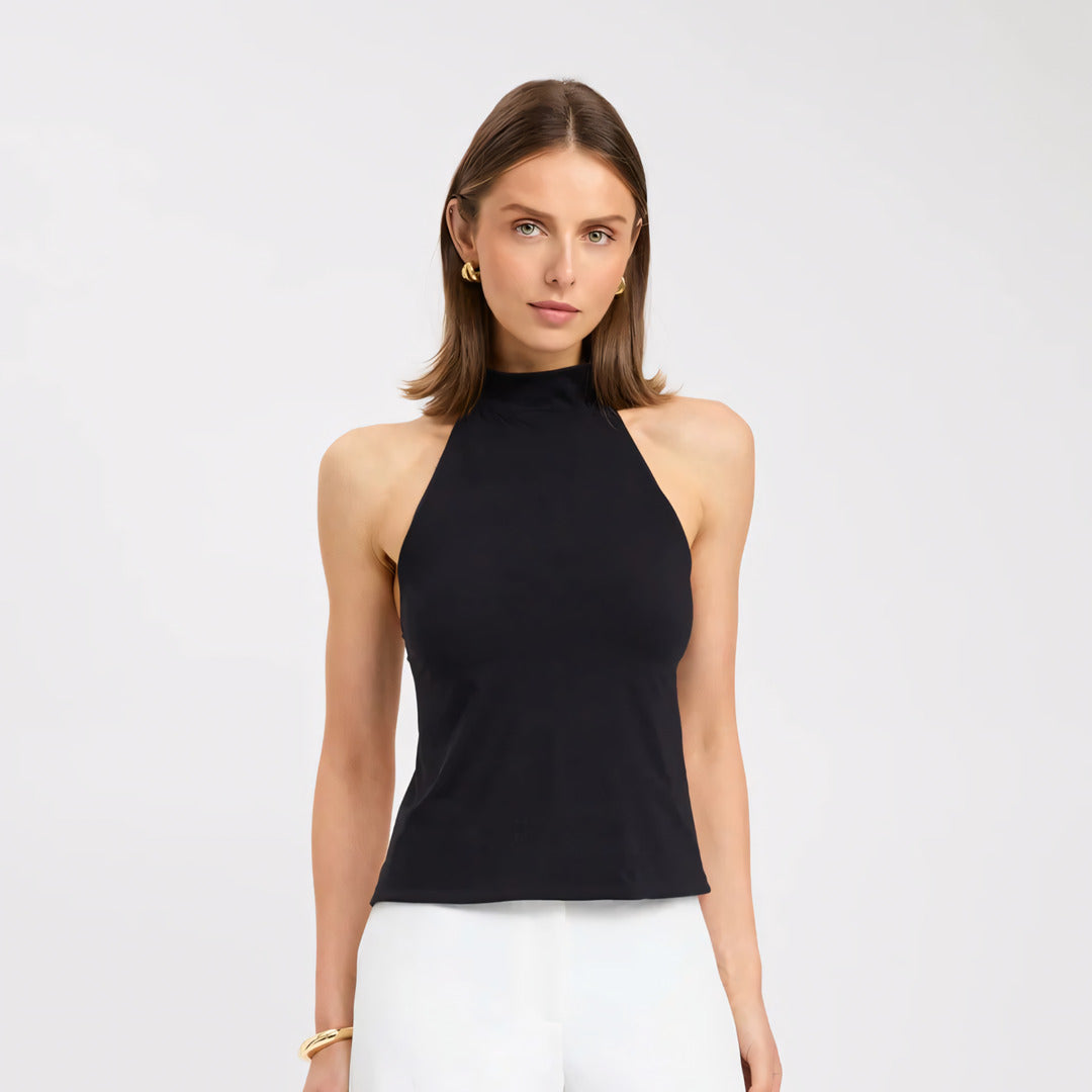 Elegantes Rückenfreies Top | Ärmellos