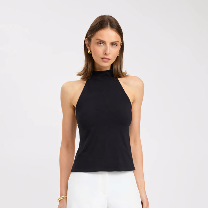 Elegantes Rückenfreies Top | Ärmellos