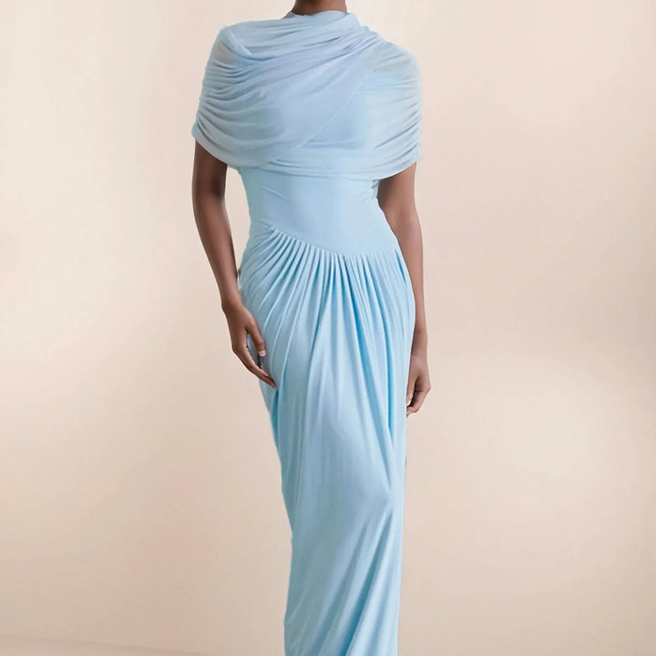 Elegant Drapiertes Kleid | Maxi