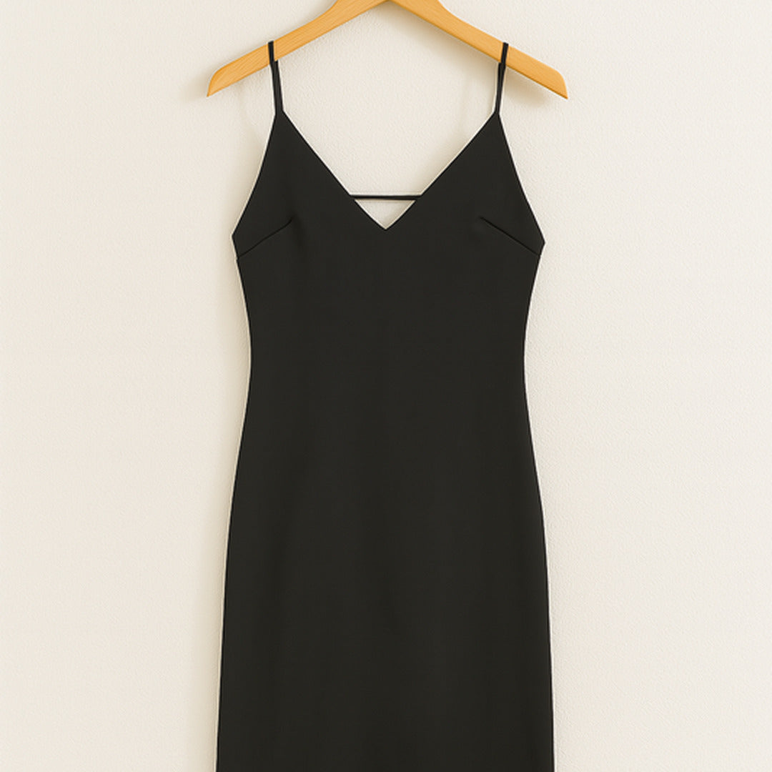 Elegantes Sommerkleid mit V-Ausschnitt | Midi