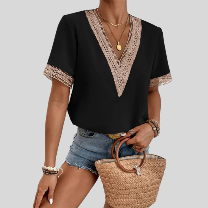 Baina | Damen Sommer Bluse | Atmungsaktiv