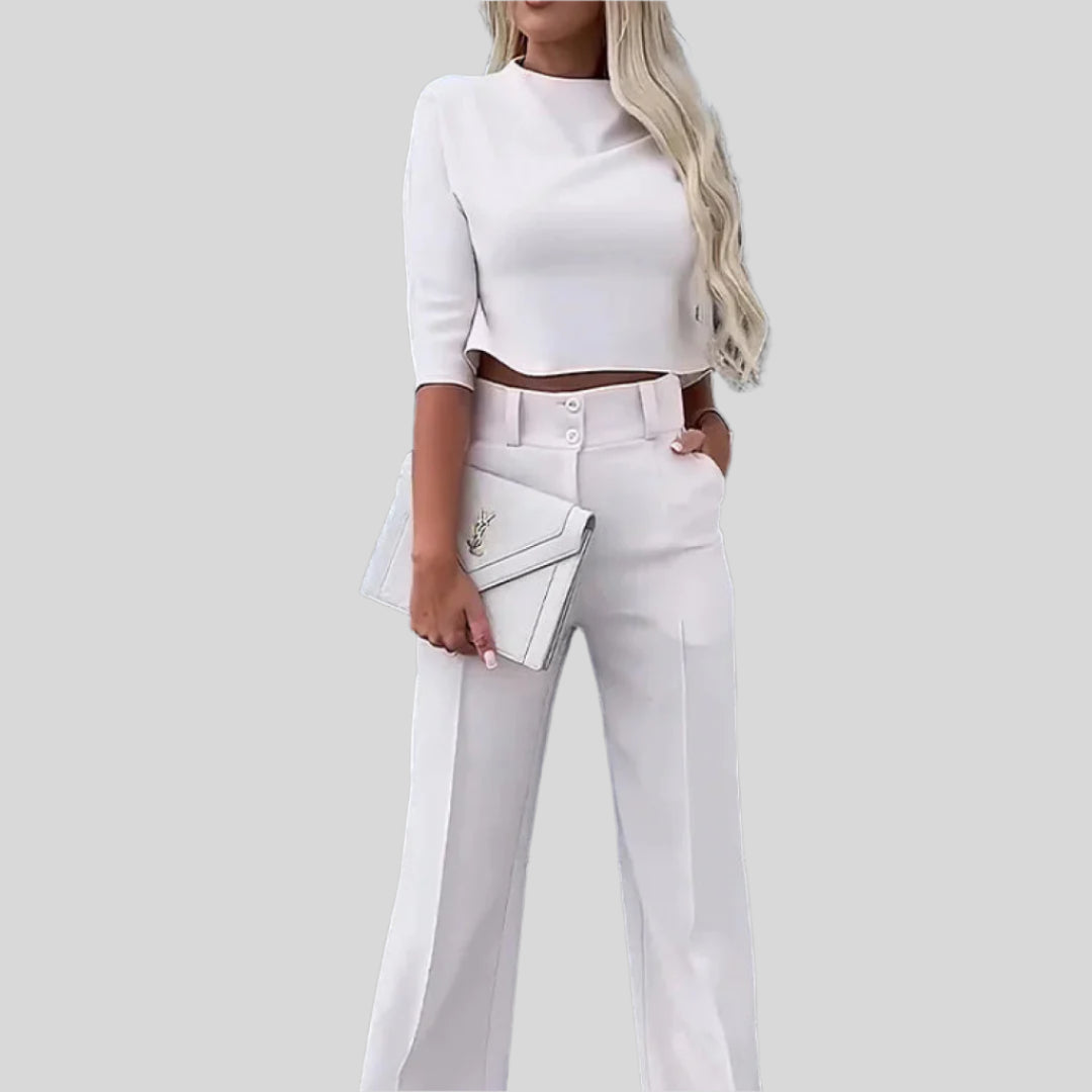 Nadya | Damen Twin Set | Elegant