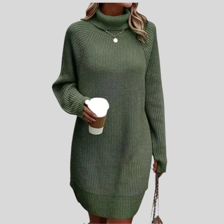 Georgia | Damen Elegantes Strickkleid | Midi