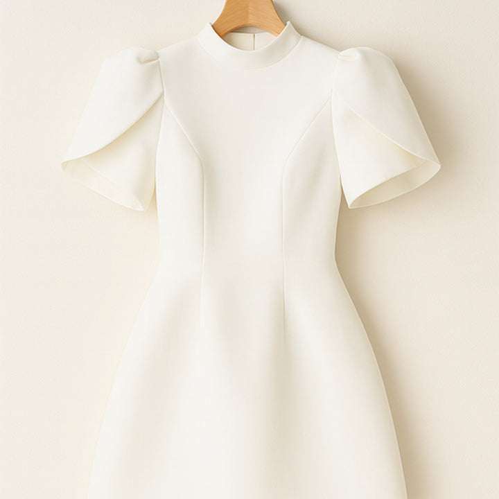 Stilvolles Sommerkleid mit Puffärmeln | Mini