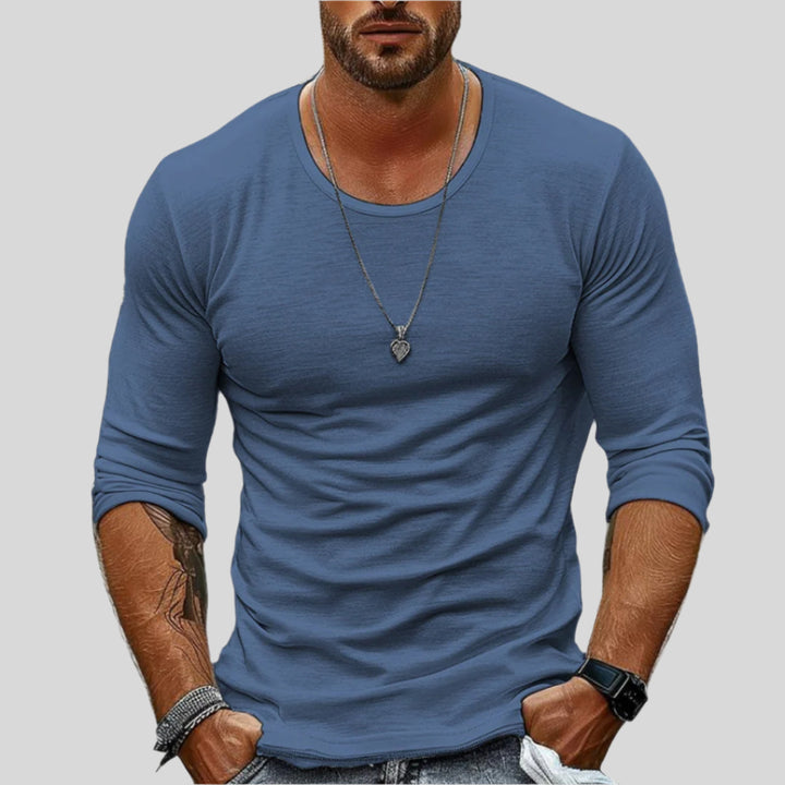 Yigit | Herren Langarm T Hemd | Stilvoll