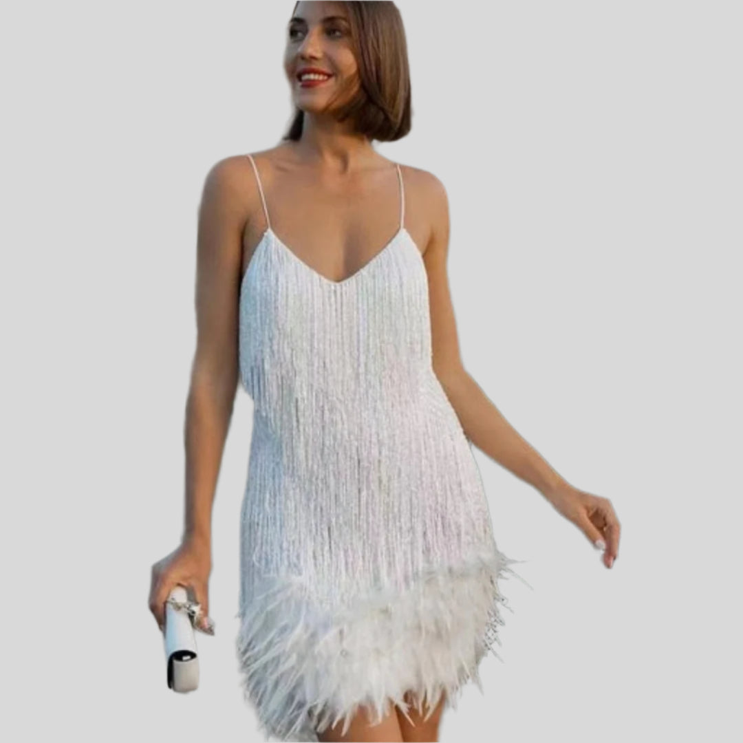 Irmgard | Damen Stilvolles Cocktailkleid | Mini