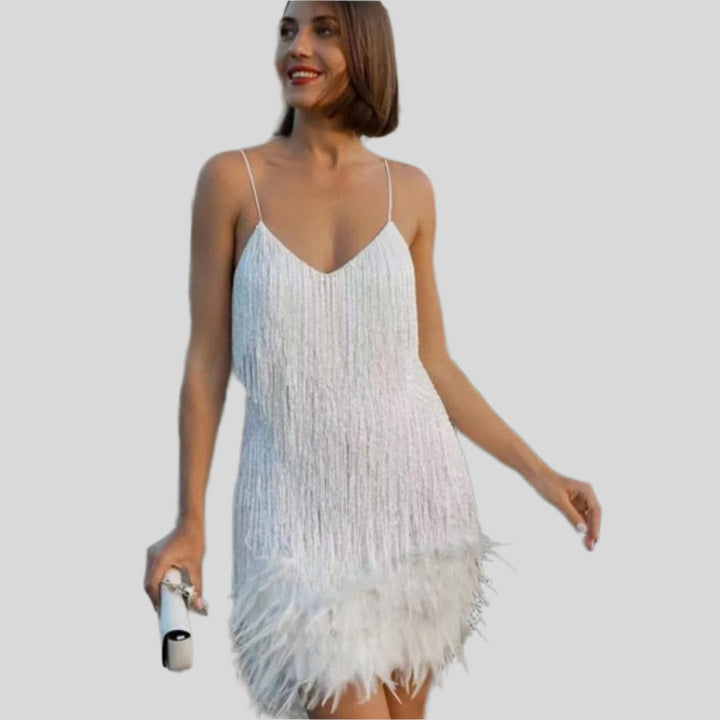 Irmgard | Damen Stilvolles Cocktailkleid | Mini
