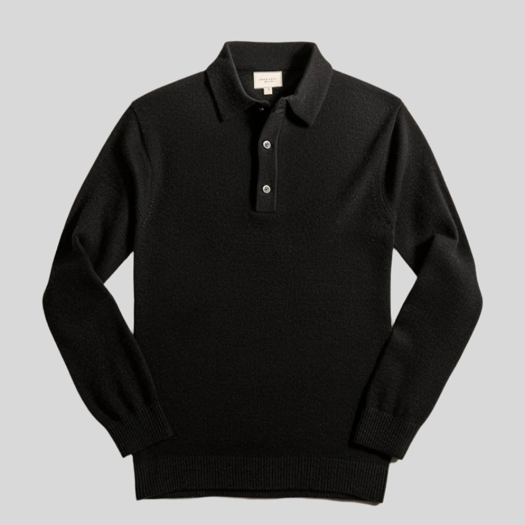 Zarek | Herren Langarm Polohemd | Bequem