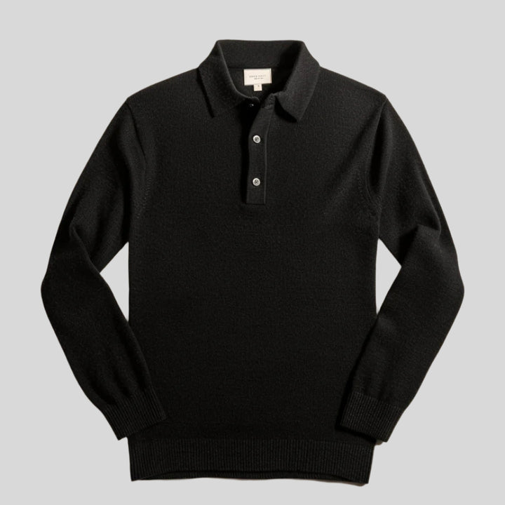 Zarek | Herren Langarm Polohemd | Bequem