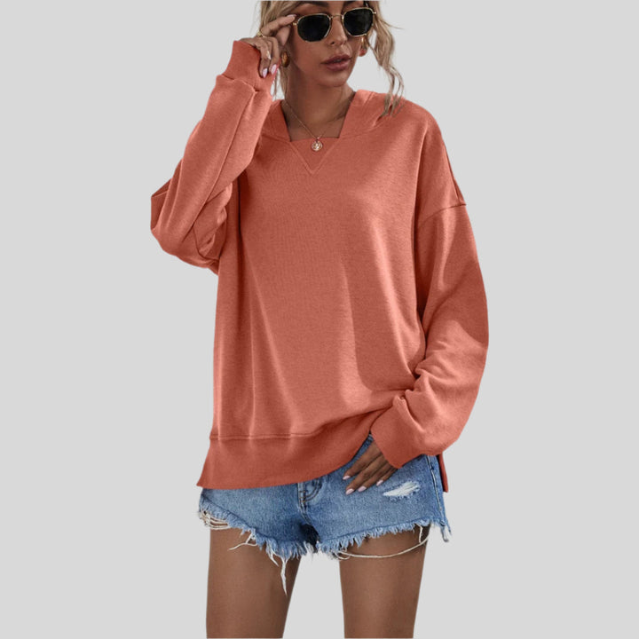 Liorah | Damen Gemütlicher Übergroßer Sweatshirt | Kapuze