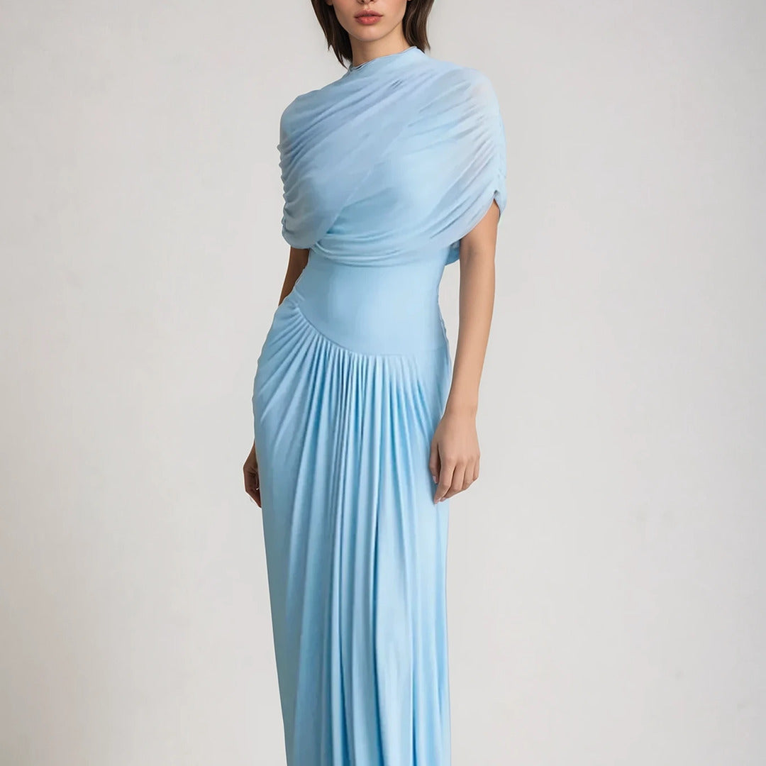 Elegant Drapiertes Kleid | Maxi