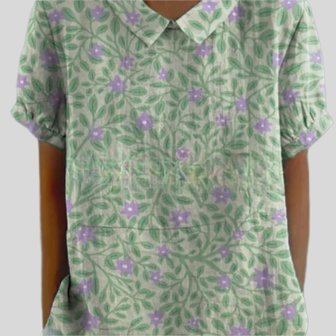 Elegante Blumen Bluse | Sommer