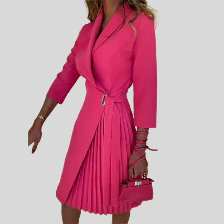 Elegant Blazer Kleid | Gekerbter Kragen