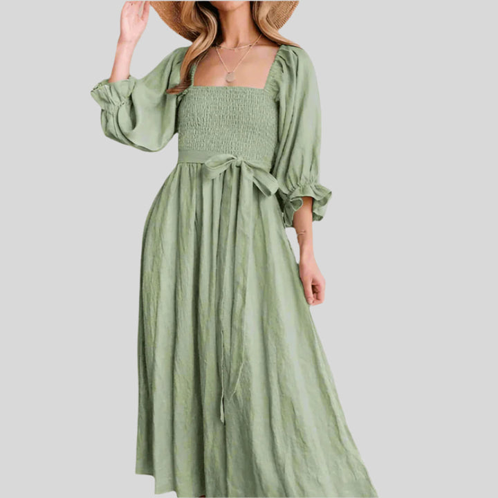 Naomi | Damen Elegant Sommerkleid | Midi