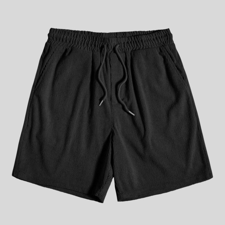 Zbyszko | Herren Kurzarm Plissee Hemd Short Set | Leicht