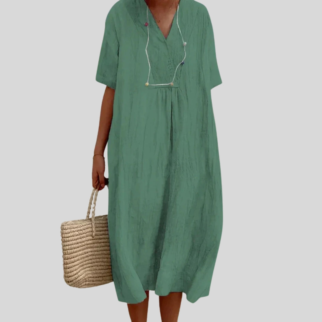 Elegantes Sommerkleid | Midi