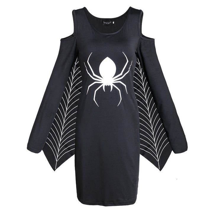 Gothic Spider Halloween Kostüm-Kleid | Mini