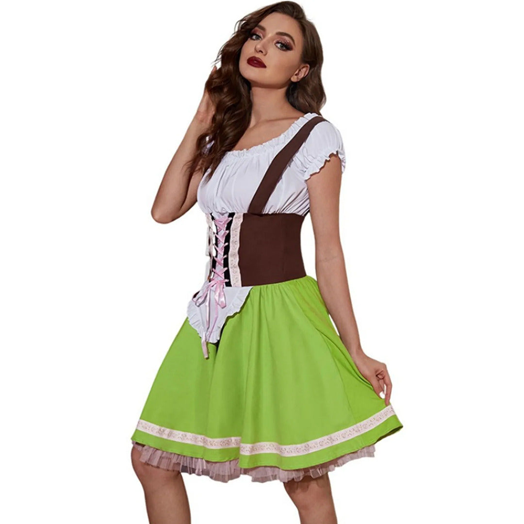 Deutsches Trachten-Dirndl für das Oktoberfest | Mini