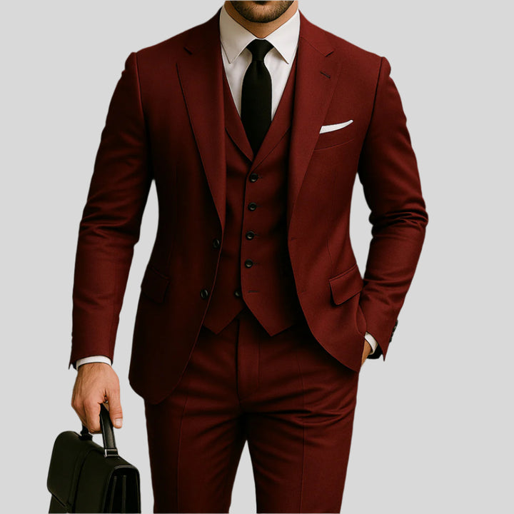 Alistair | Herren Elegantes 3-teiliges Anzug-Set | Luxus