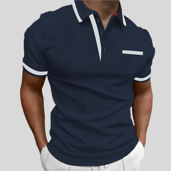 Sven | Herren Elegantes Kurzarm Polo Shirt | Sommer