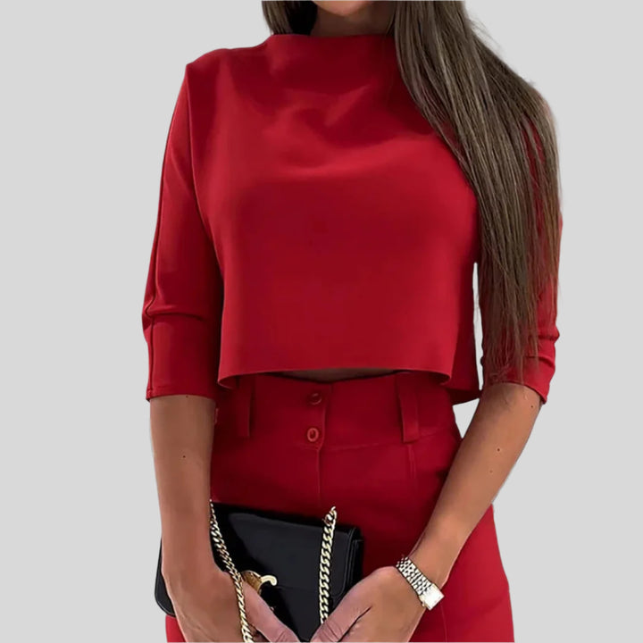 Nadya | Damen Twin Set | Elegant