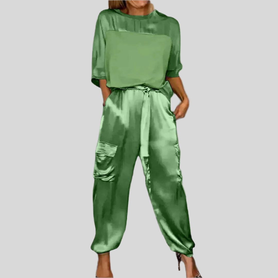 Solora | Damen Festliches Zweiteiliges Set | Elegante