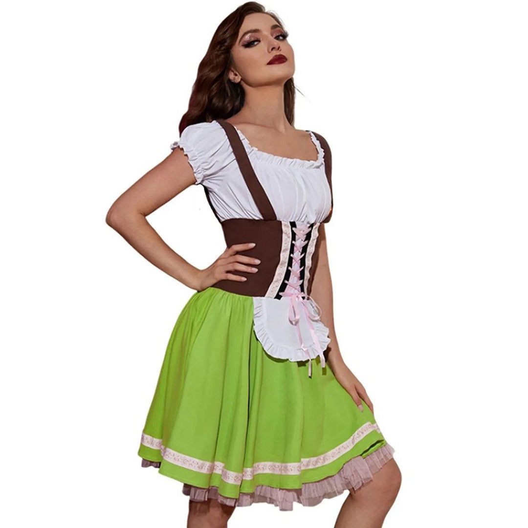 Deutsches Trachten-Dirndl für das Oktoberfest | Mini
