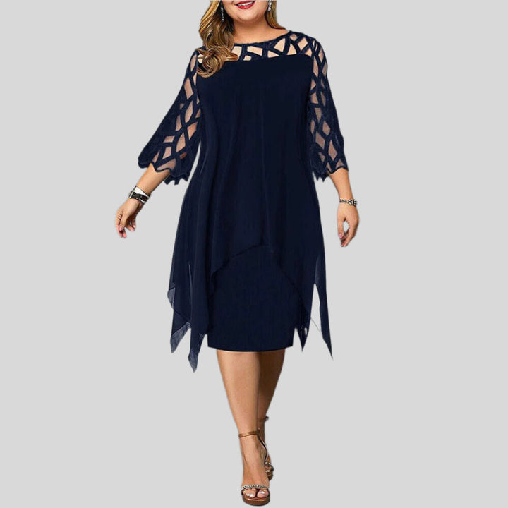 Henriette | Damen Elegantes Midi Kleid | Sommer
