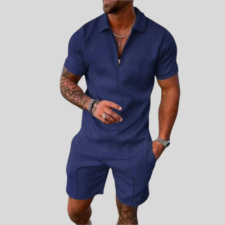 Theo | Herren Sportliches Zweiteiliges Set | Shorts