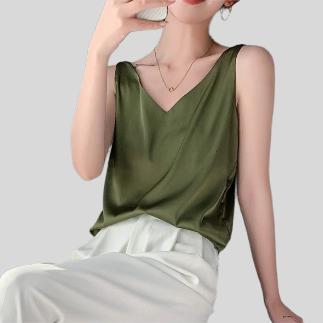 Elegantes Ärmelloses Oberteil | Sommer