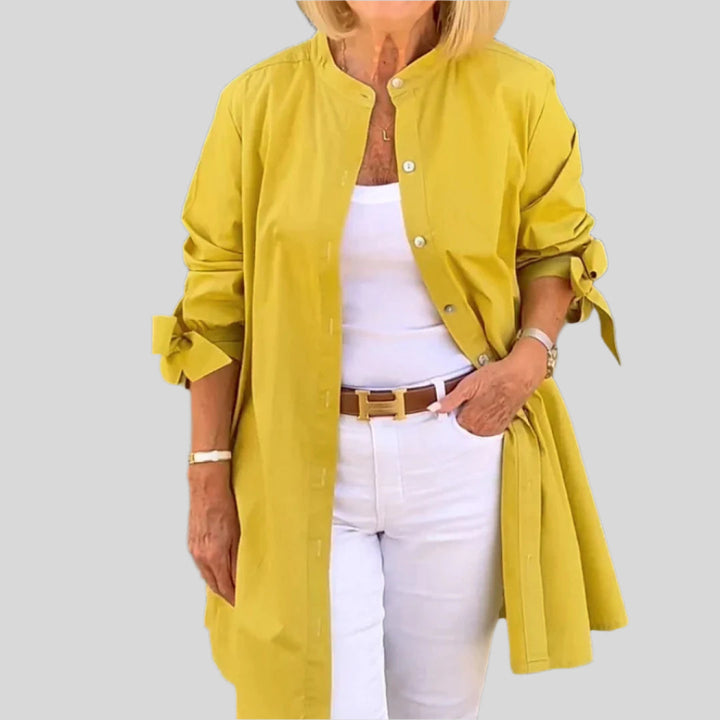 Elegante Damen Langarmbluse | Sommer