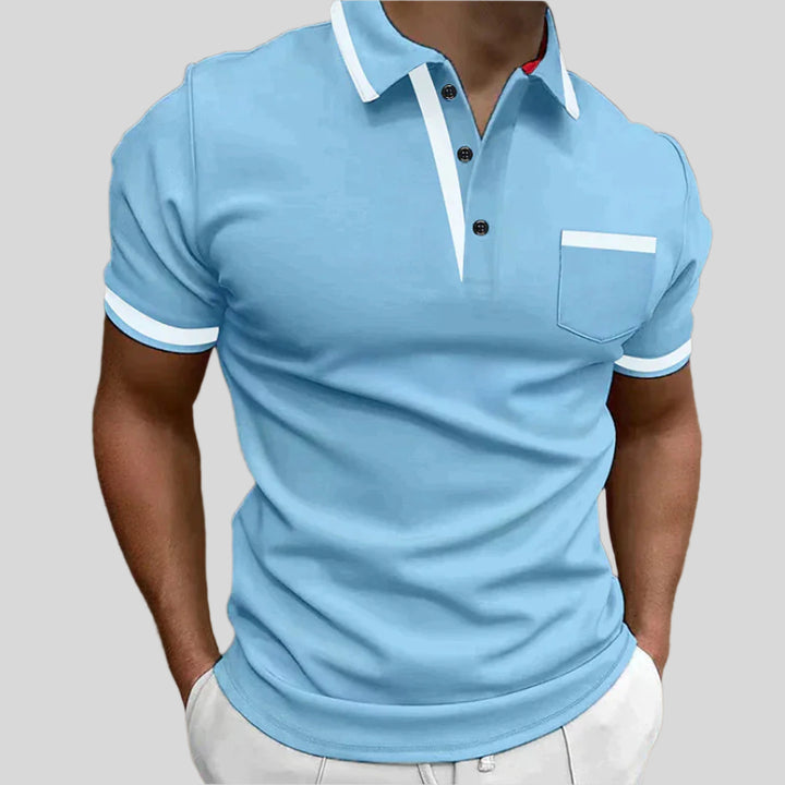 Sven | Herren Elegantes Kurzarm Polo Shirt | Sommer
