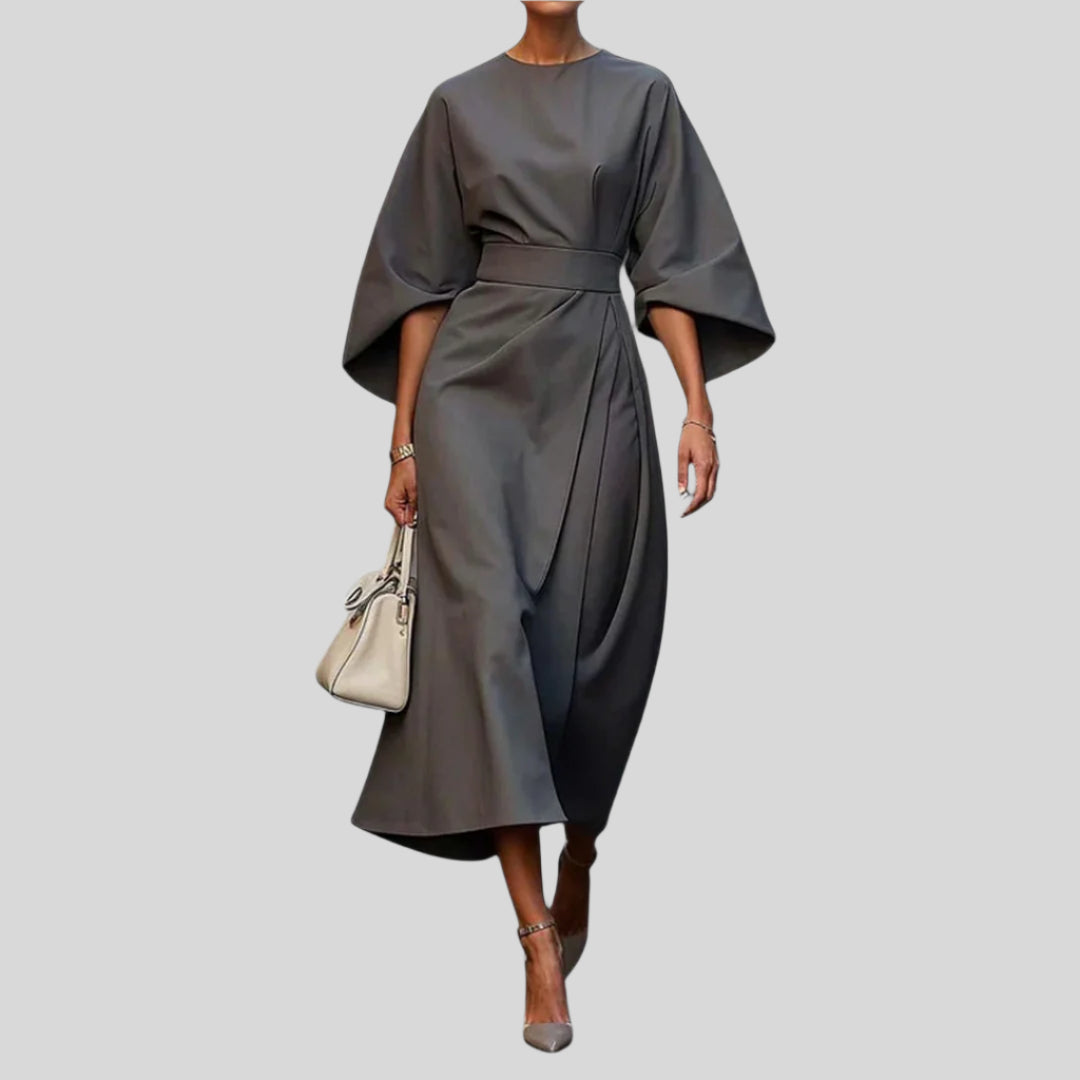 Hazel | Damen Elegant Abendkleid | Kurzarm