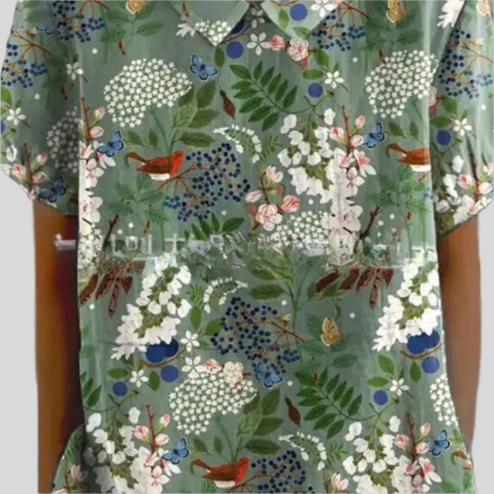 Elegante Blumen Bluse | Sommer