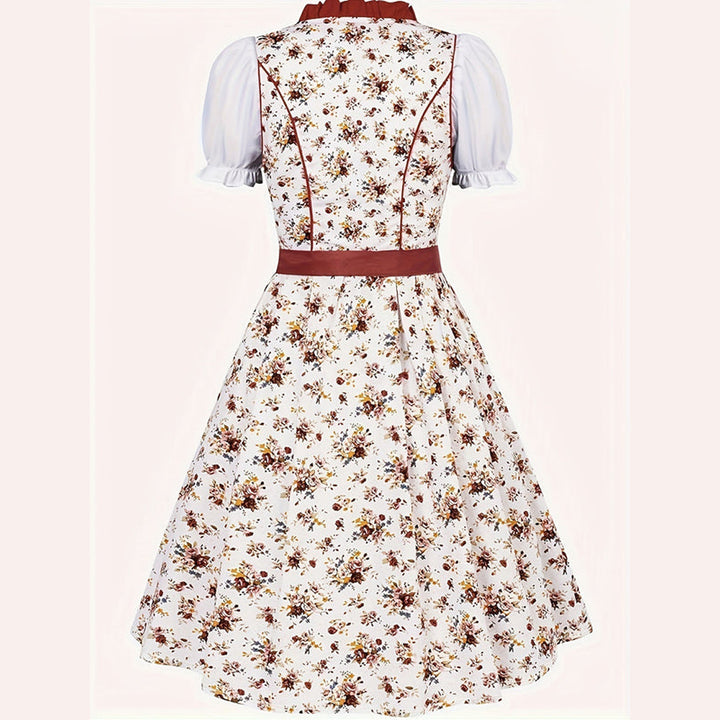 Rotes Damen-Oktoberfest-Dirndlkleid | Mini