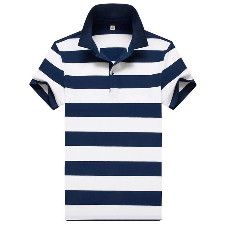 Gustave | Herren Gestreiftes Lässiges Poloshirt | Sommer