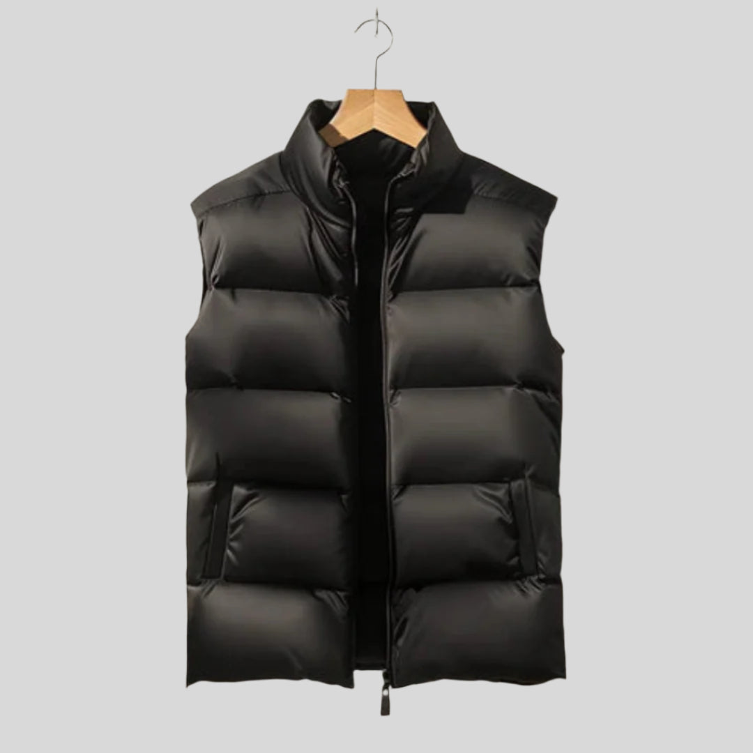 Tarian | Herren Reißverschluss Puffer Weste | Ärmellos