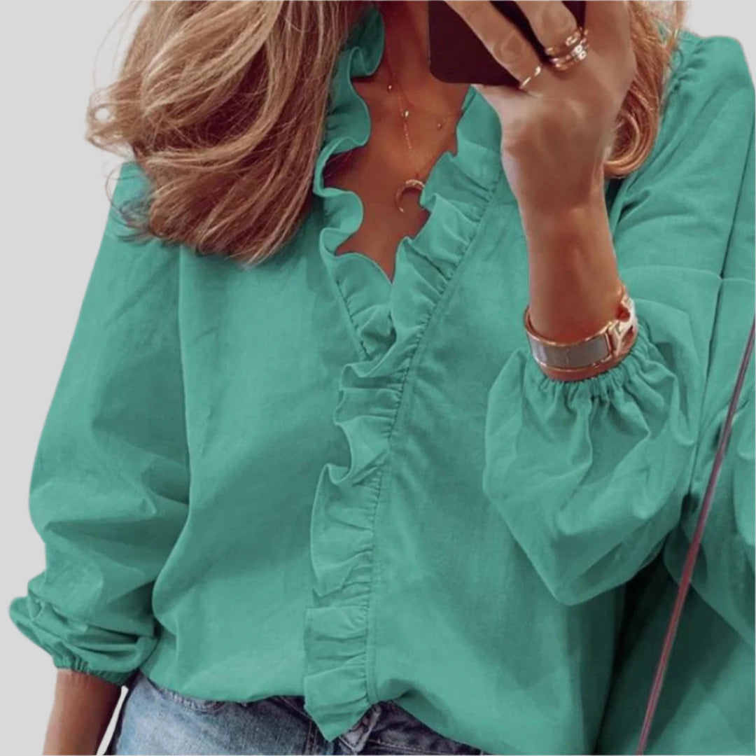 Elegante Bluse | Langärmelig