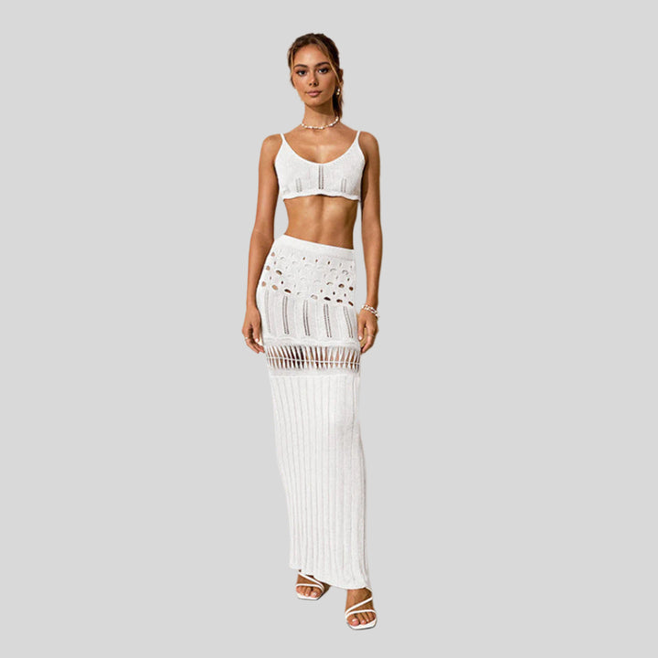 Elegantes Set aus Rock und Top | Sommer